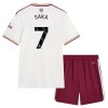 Conjunto Arsenal Saka 7 Tercera Equipación 2025-26 - Niño